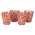 Dappled Orange Glasses (Set of 4)