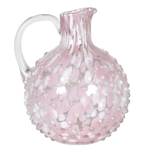 Pink Dappled Water Jug