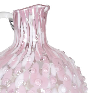 Pink Dappled Water Jug