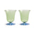 Blue Stripe Water Glass (Set of 2)