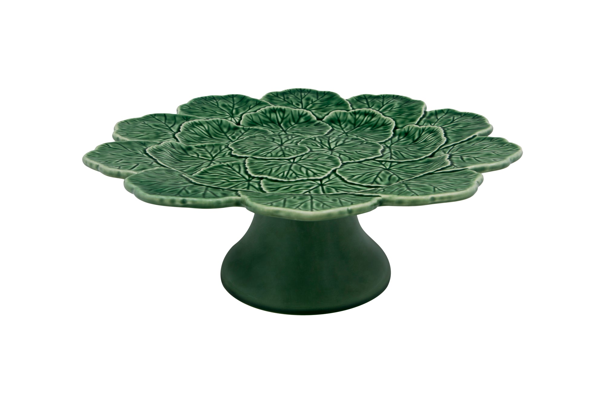 Geranium Leaf Cake Stand