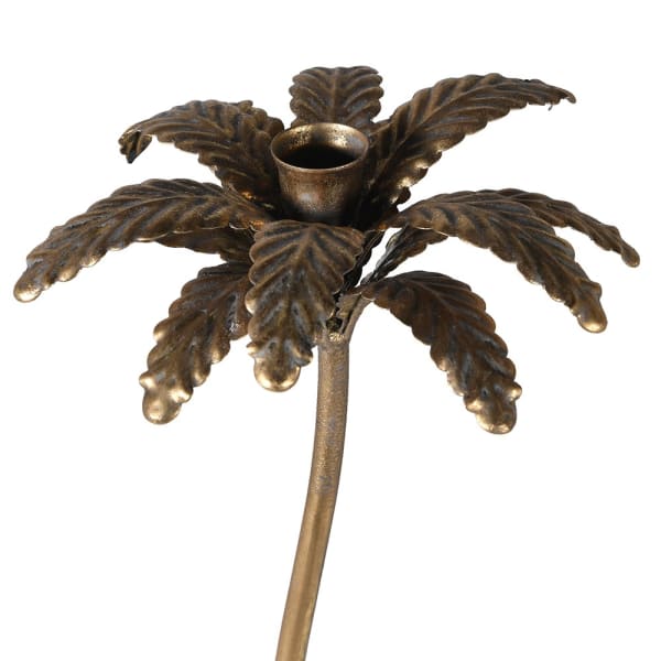 Large Palm Tree Candle Holder - Velvet Victoria Home