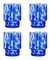 Blue Tortoiseshell Glass (Set of 4)